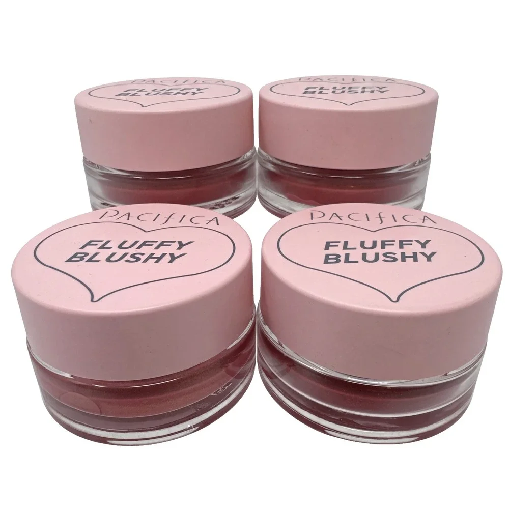 4 Pack Pacifica Fluffy Blushy Blush Bloom 0.28 oz.